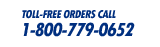 Give us a call on our toll free number Monday thru Saturday from 8am to 5pm (eastern)