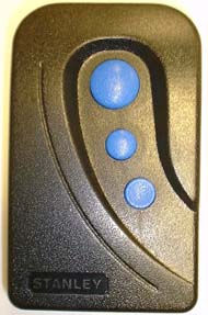 Remote control w/3 buttons for a Stanley Secure-code garage door opener
