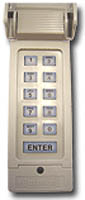 Wireless keyless entry for a Liftmaster DIP switch or Billion Code remote control system